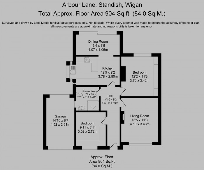 Floorplans For Arbour Lane, Standish, Wigan