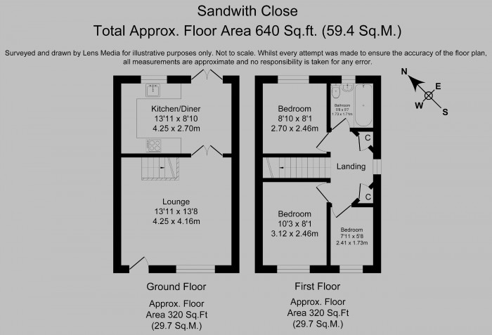 Floorplans For Sandwith Close, Wigan