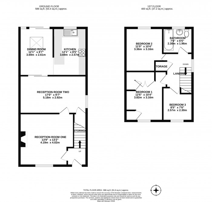 Floorplans For Rylands Street, Wigan