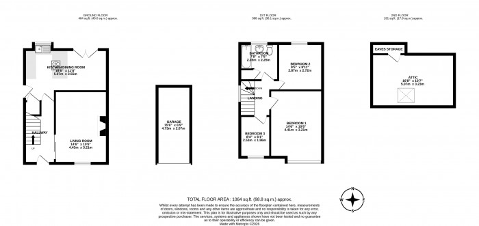 Floorplans For Harbury Walk, Wigan
