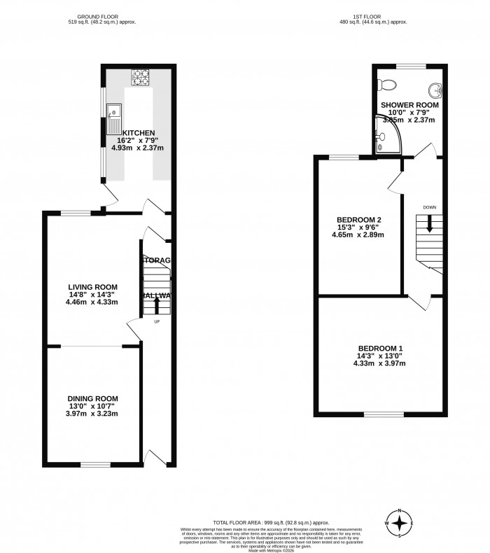 Floorplans For Spring Grove, Ince, Wigan