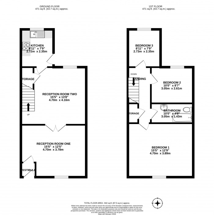 Floorplans For Poolstock Lane, Poolstock, Wigan