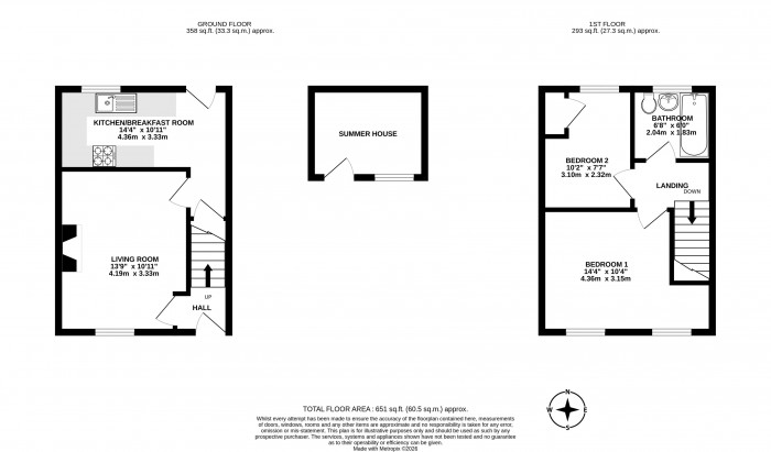 Floorplans For Diggle Street, Wigan