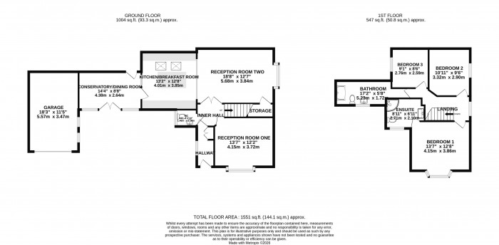 Floorplans For Chaucer Place, Whitley, Wigan