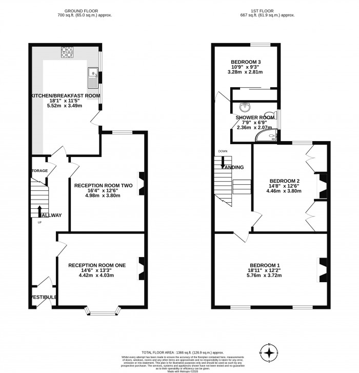 Floorplans For Barnsley Street, Wigan