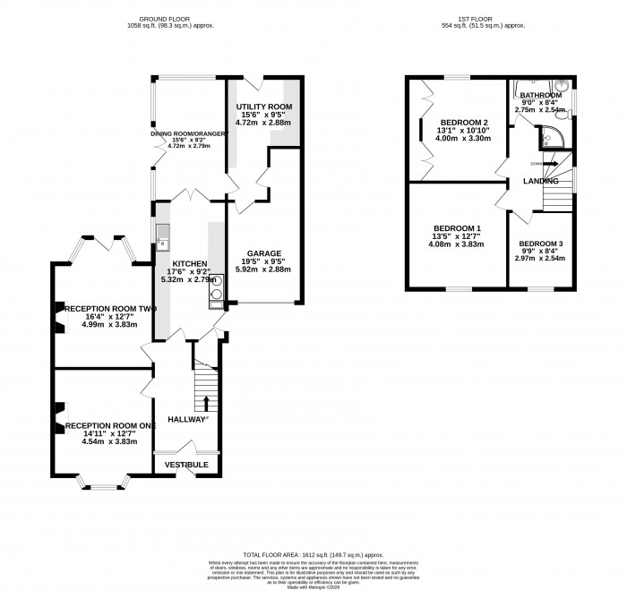 Floorplans For Ludovic Terrace, Wigan